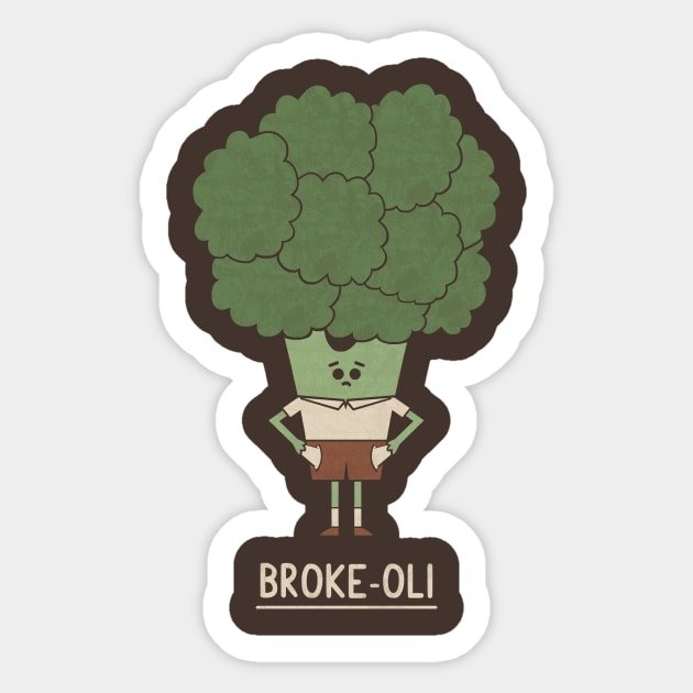 Poor Broccoli Sticker by HandsOffMyDinosaur